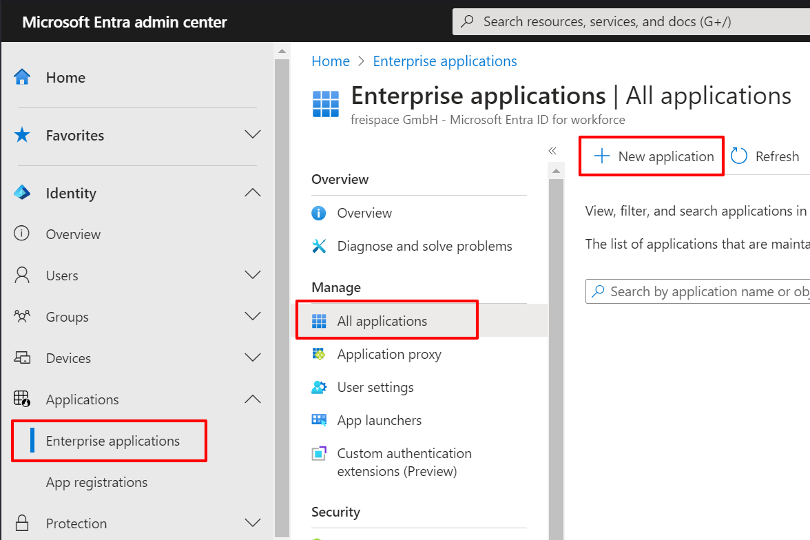 Microsoft Entra admin center screenshot